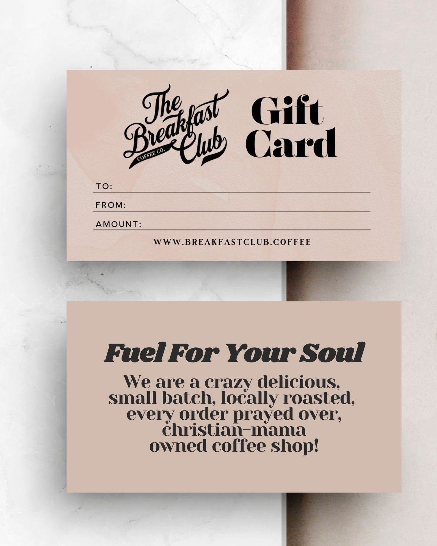 Breakfastclub Coffee Co Gift Card