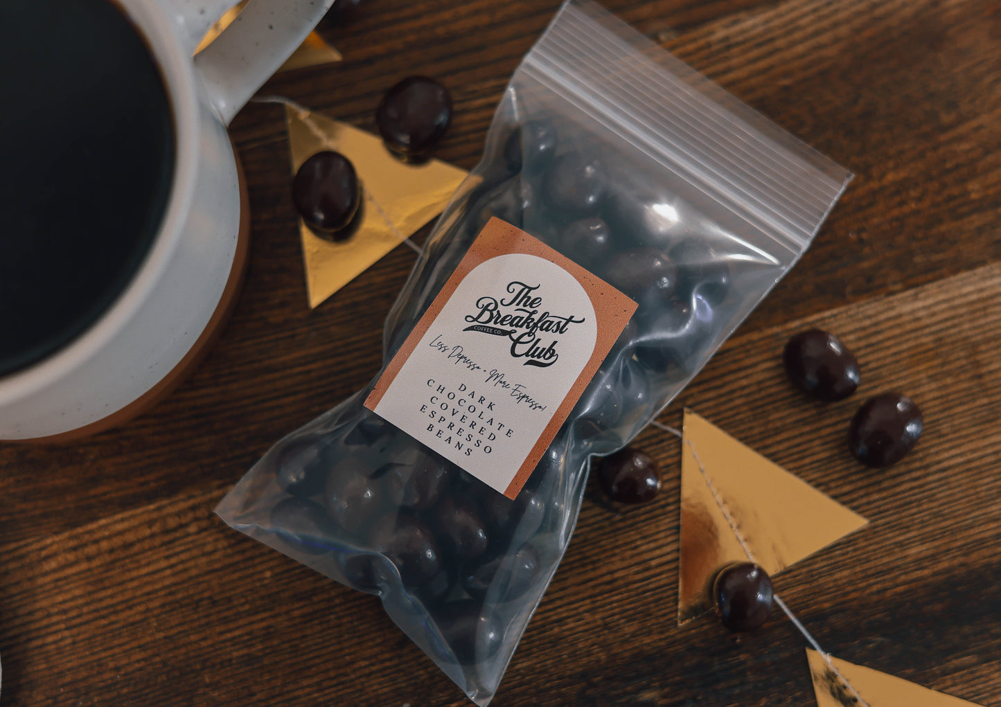 Dark Chocolate Covered Espresso Beans